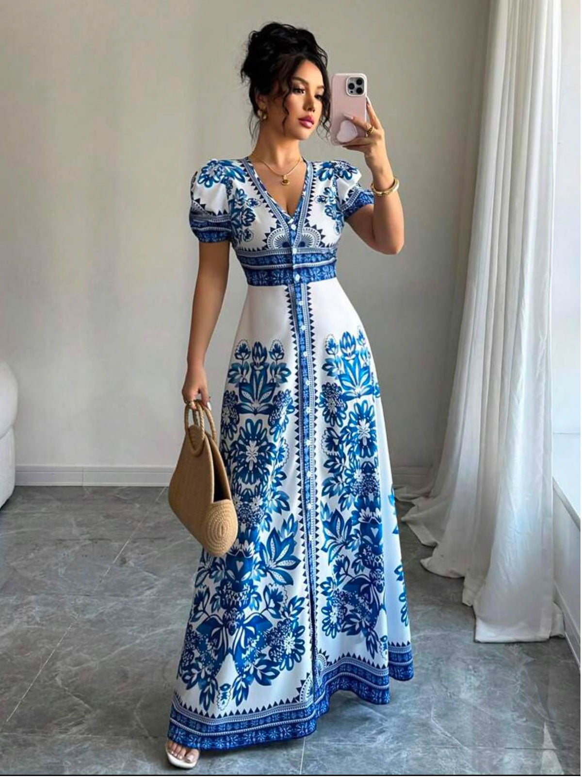 Floral Long Maxi – DS05