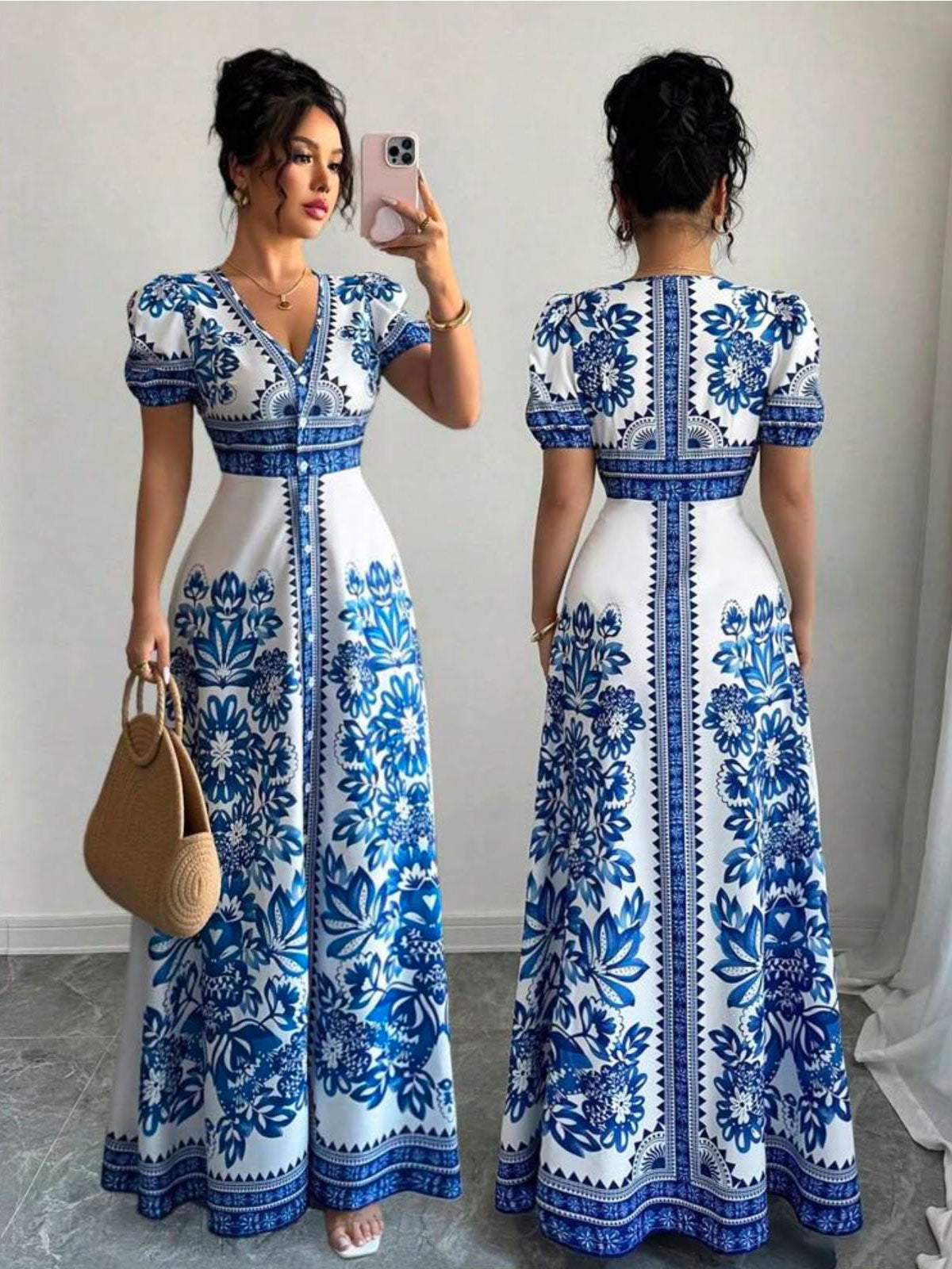 Floral Long Maxi – DS05