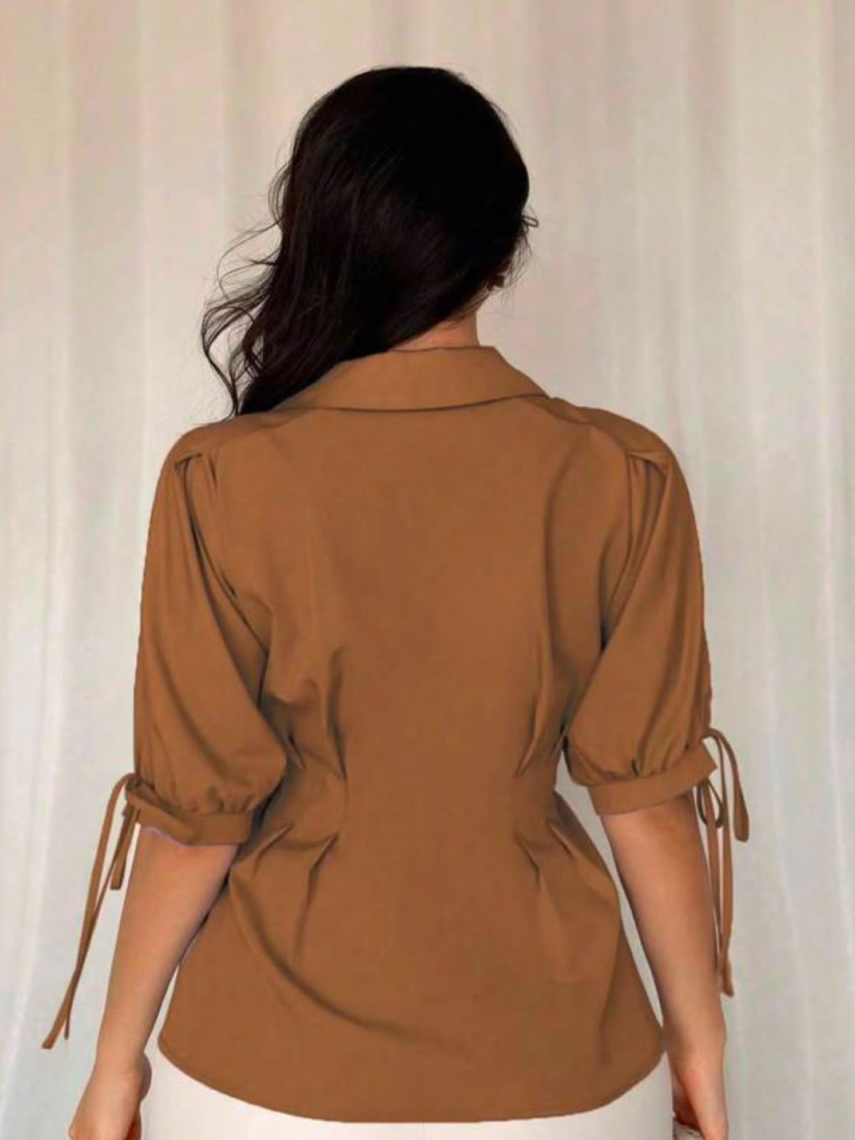 Brown Short Frock – DS10
